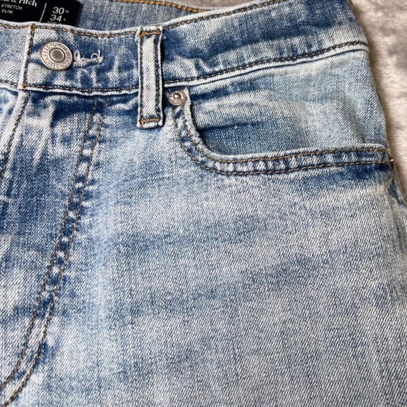 Abercrombie & Fitch Athletic Slim Jeans Mens Size 30x34 Signature Stretch Casual - Picture 8 of 16